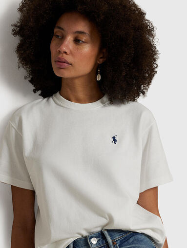 Cotton T-shirt with a crew neck - 5