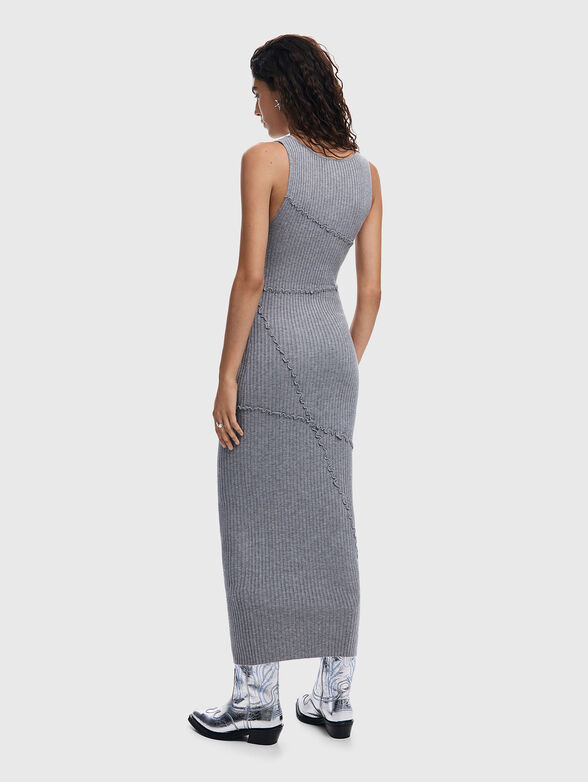 Ribbed long dress - 1