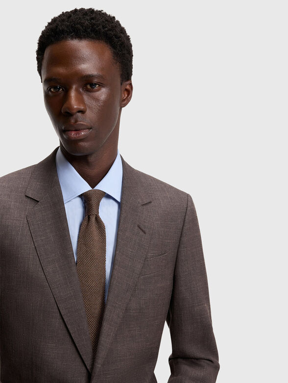 Linen and silk tie - 2