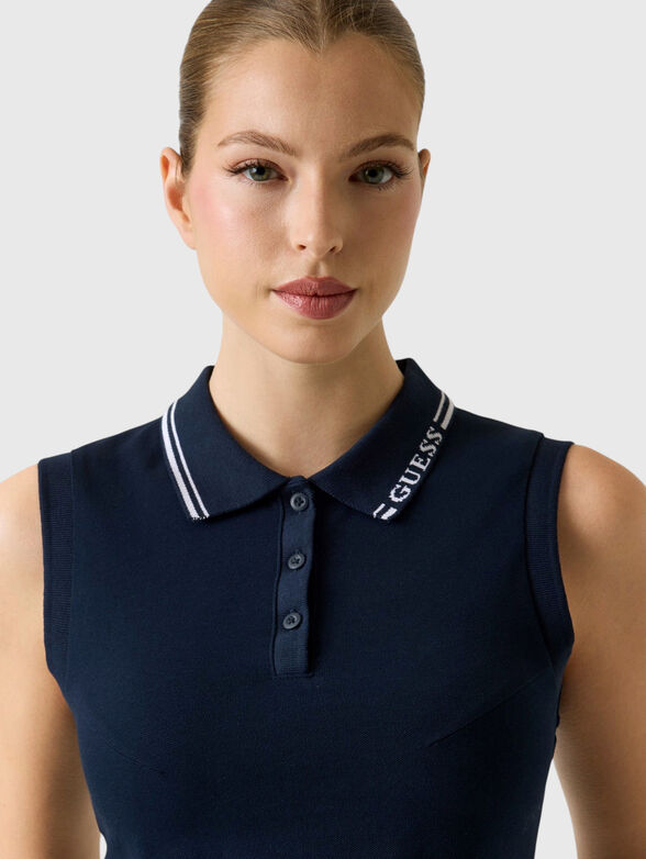 Dark blue blouse - 4