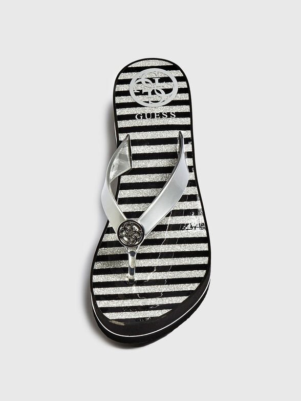 ENZY platform beach slippers - 4