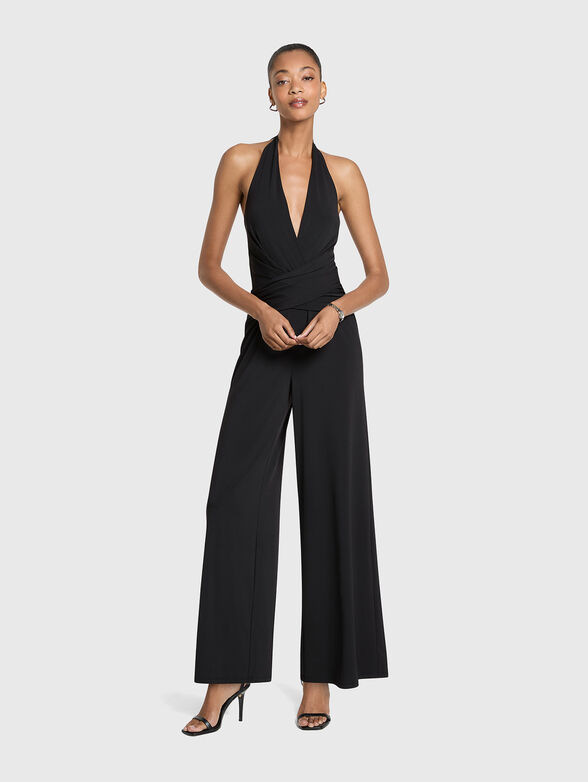 Jumpsuit with halter neckline - 1