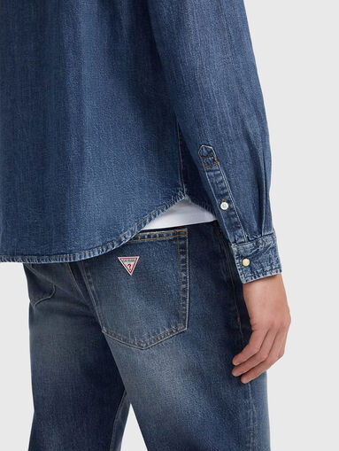 Denim shirt - 4