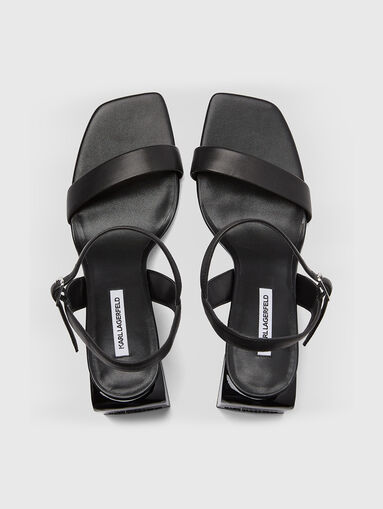 ASTRA NOVA leather heeled sandals - 5