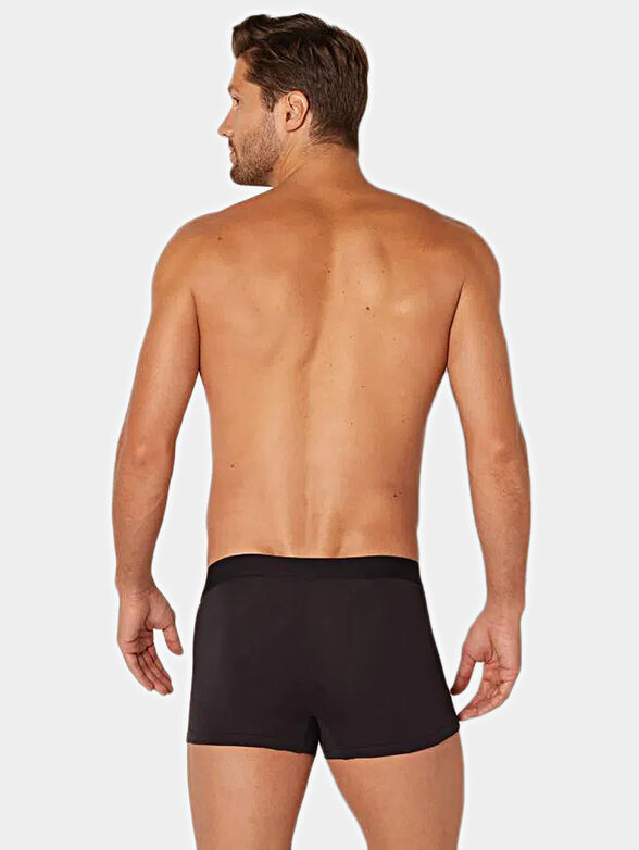 Black boxers with logo detail - 2