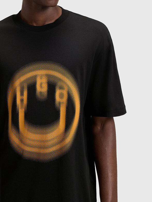 White unisex T-shirt with logo print - 4