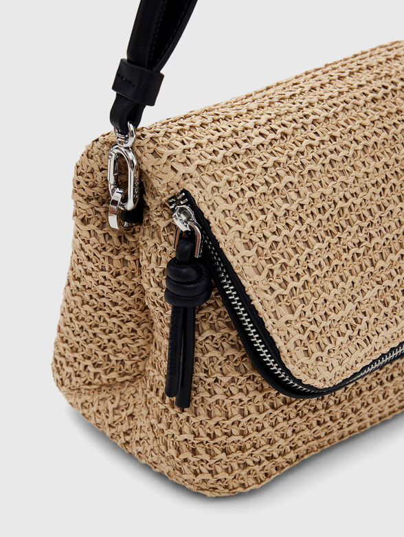 Raffia crossbody bag - 5