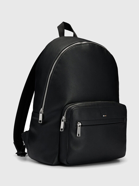 Black backpack with mini logo detail - 5
