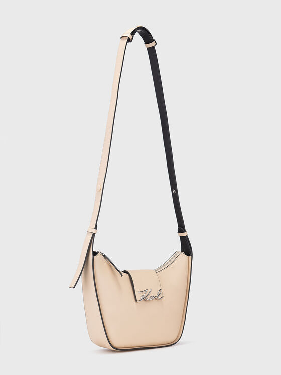 Leather bag with long strap - 2