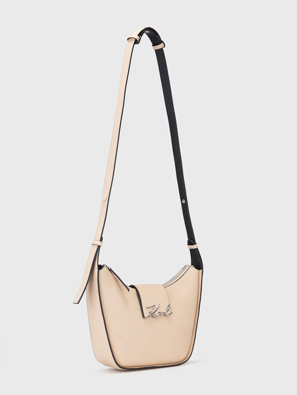 Leather bag with long strap - 2