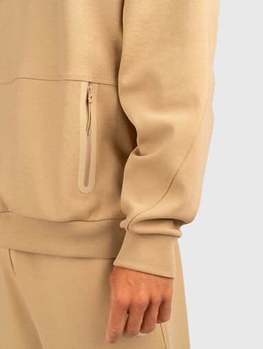 Cotton sweatshirt with pockets - 5