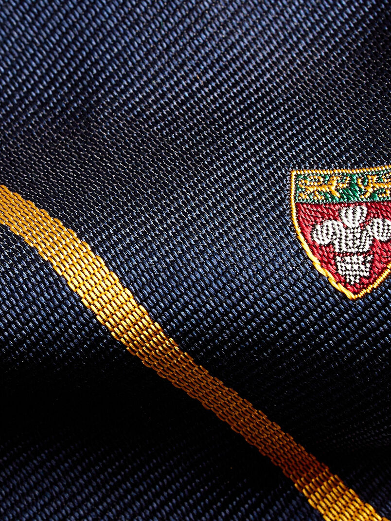 Silk tie with Preppy print - 3