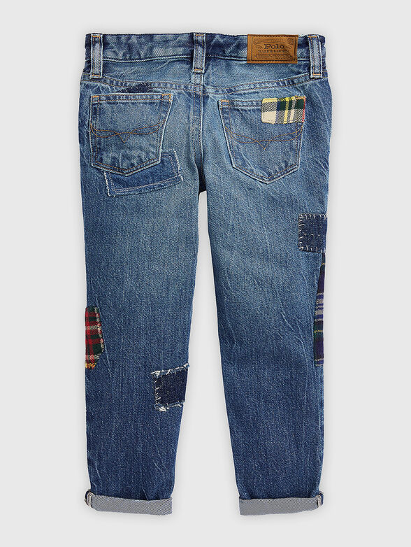 ASTOR jeans with accent patches - 6