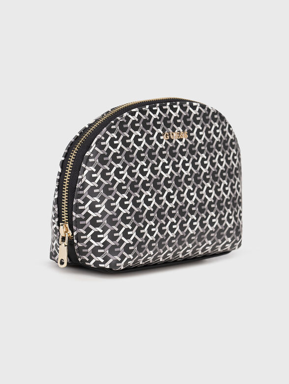 Make up bag with monogram print - 3