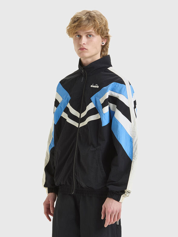 LEGACY unisex black jacket with contrast details - 2