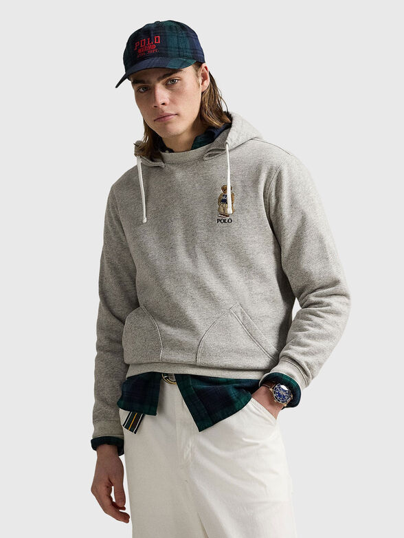Polo Bear fleece hoodie - 1
