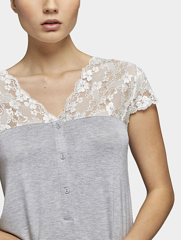 Short-sleeve nightshirt PRIMULA - 2