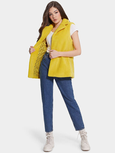 DELIA faux feather vest  - 5