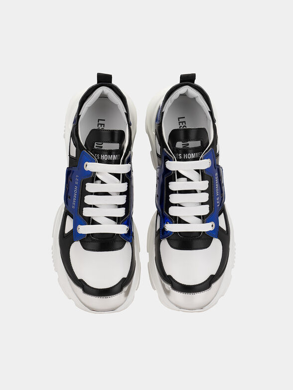 Sneakers with blue accents - 6