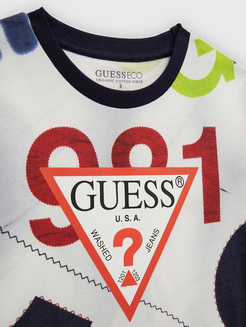 Cotton T-shirt with logo - 3