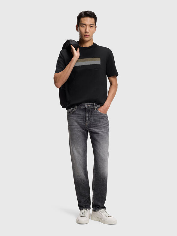 Striped cotton T-shirt  - 1