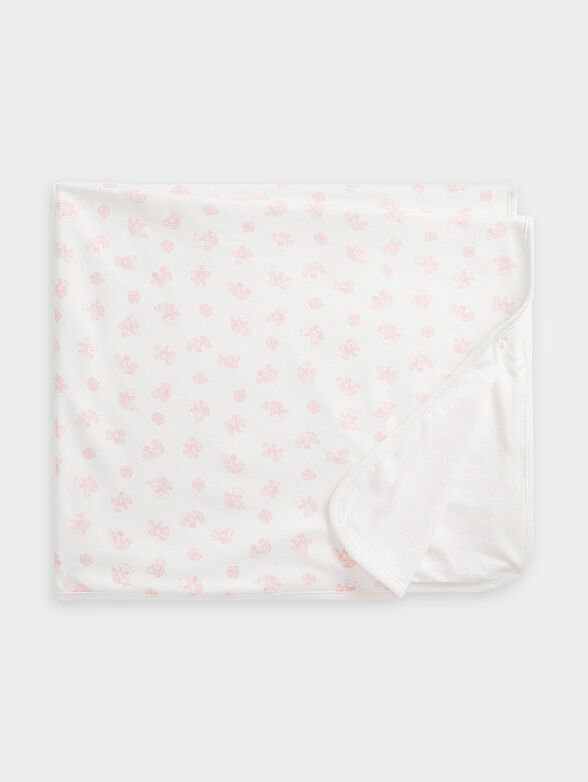 Pink cotton blanket - 1