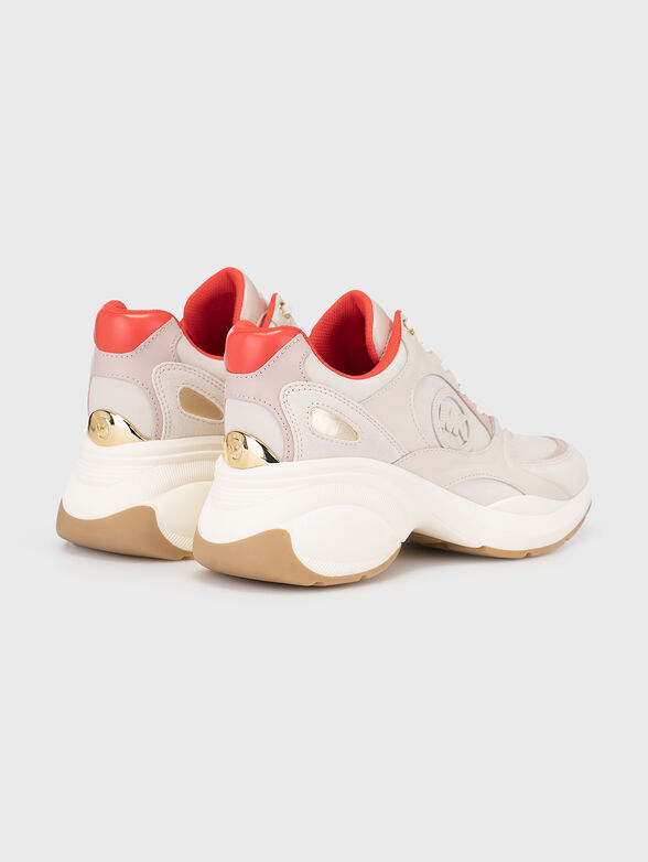 ZUMA logo detail sneakers in leather  - 3