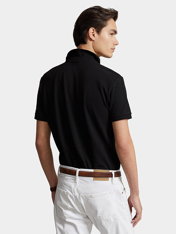 Polo-shirt with contrasting logo embroidery - 3
