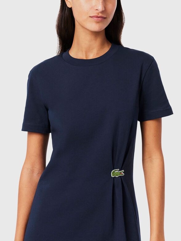 Short sleeved mini dress with logo - 3