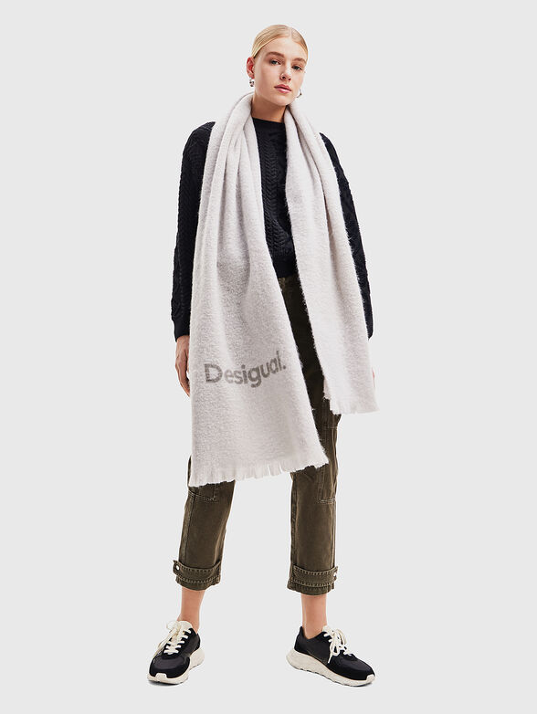 Light grey scarf  - 2