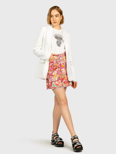 IKONIK T-shirt with rhinestone logo - 5