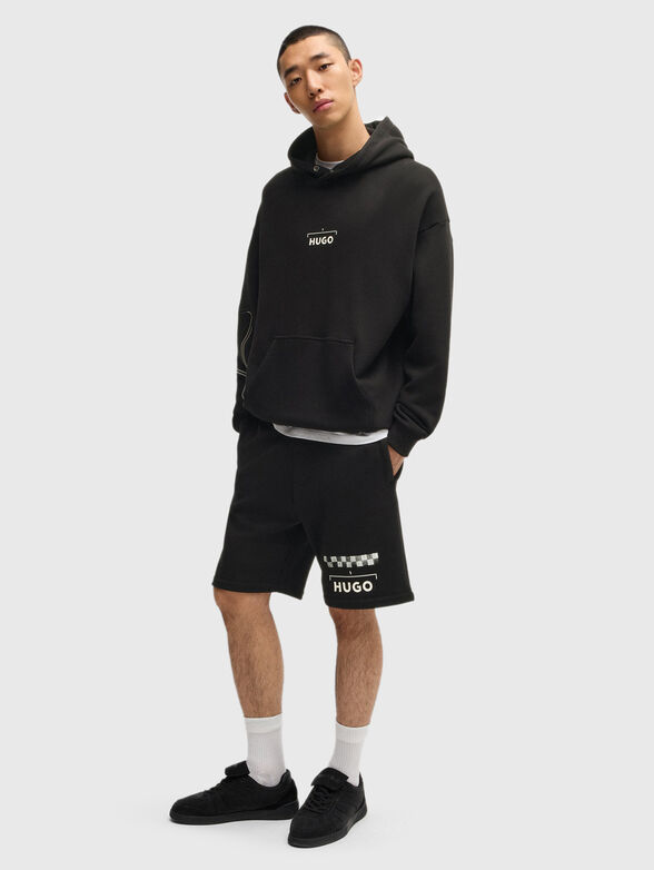 Cotton shorts with logo - 4