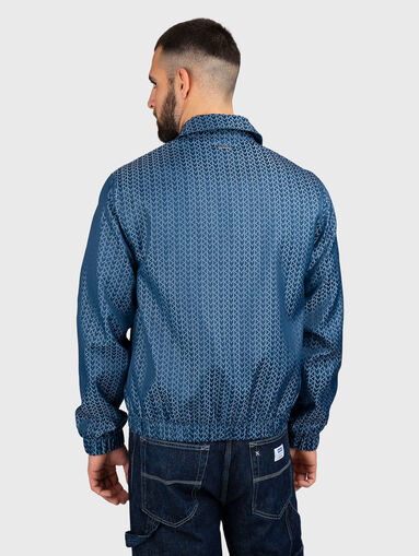 Bomber jacket with monogram print - 3