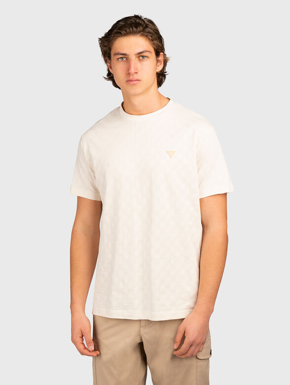 Round neck cotton T-shirt - 1