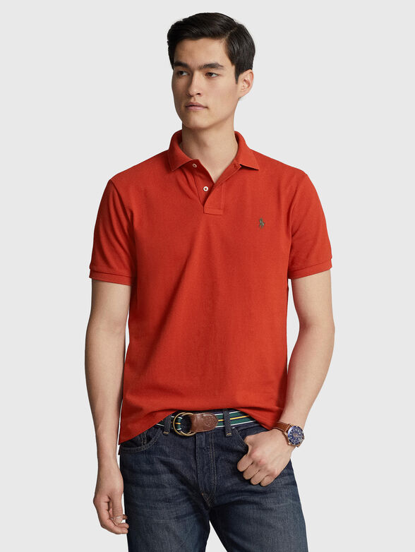 Contrast-logo Polo shirt  - 1
