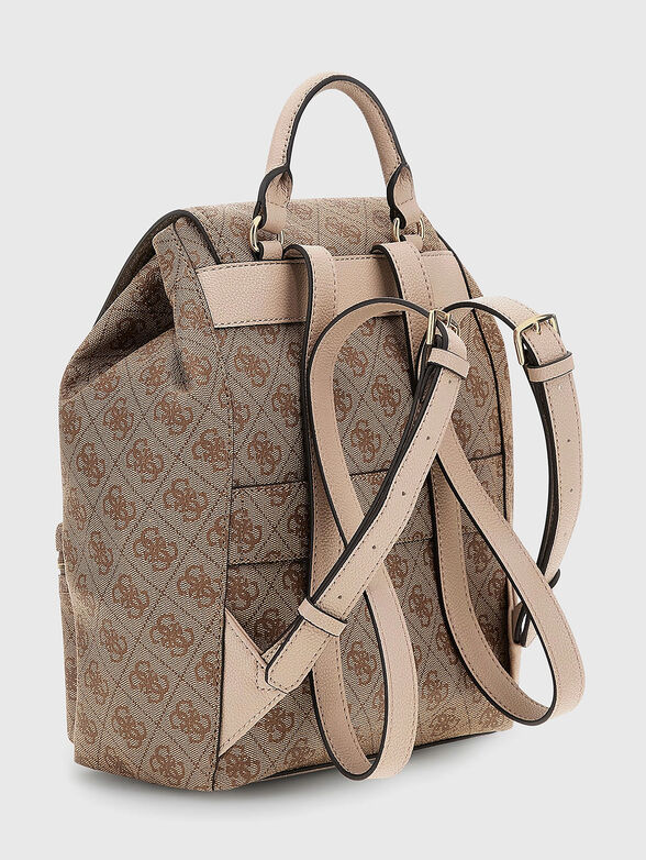 MANHATTAN backpack with gold details - 2