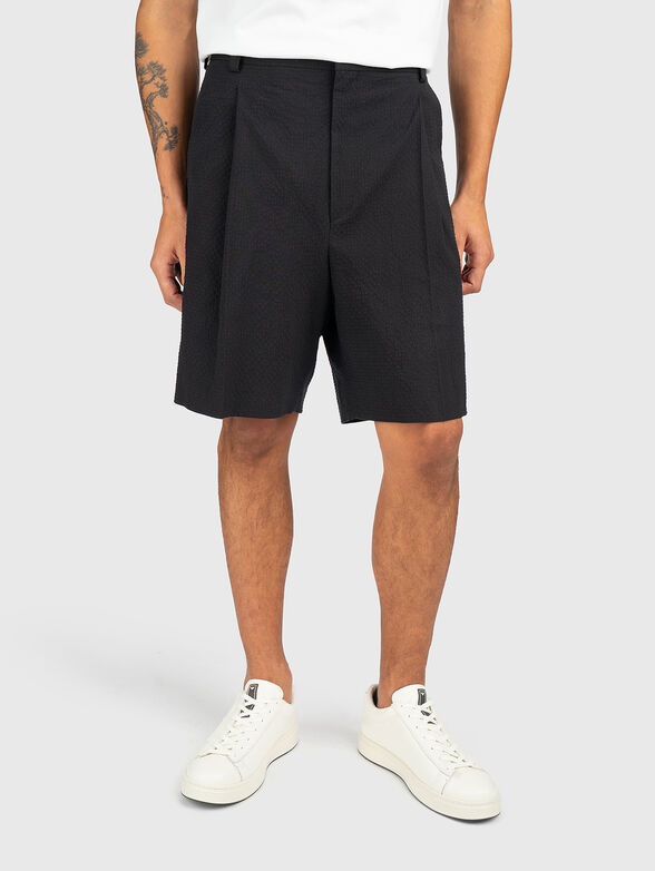 Tailored pleated shorts - 1