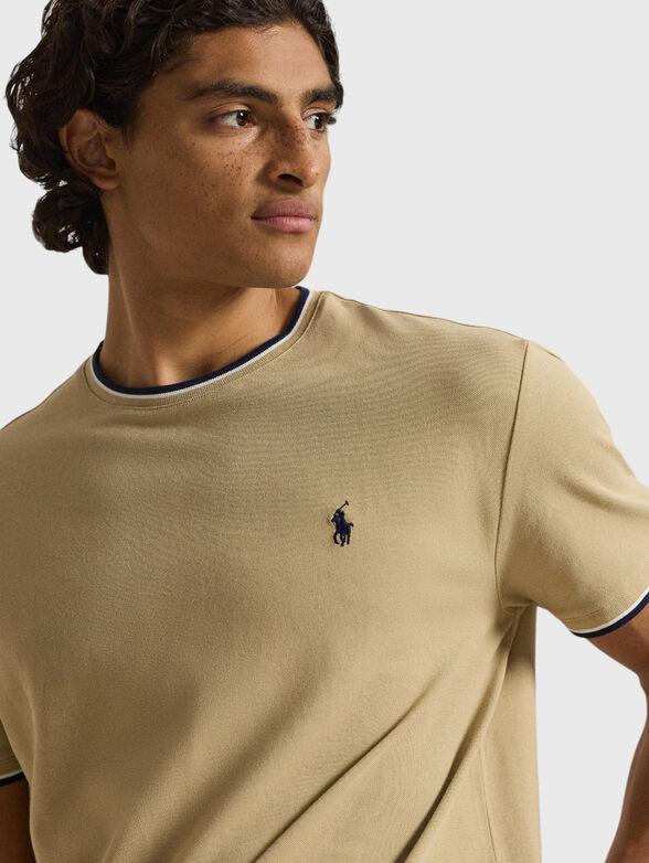 T-shirt with contrasting trim - 4