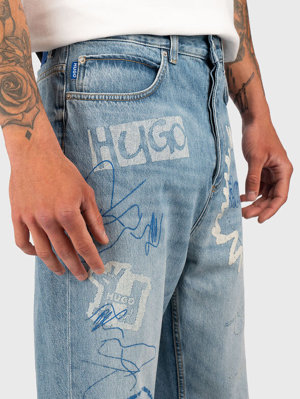 NATE printed jeans - 5