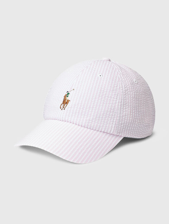 Striped logo cap - 1