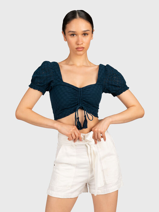 Top PHILANA with gathered effect