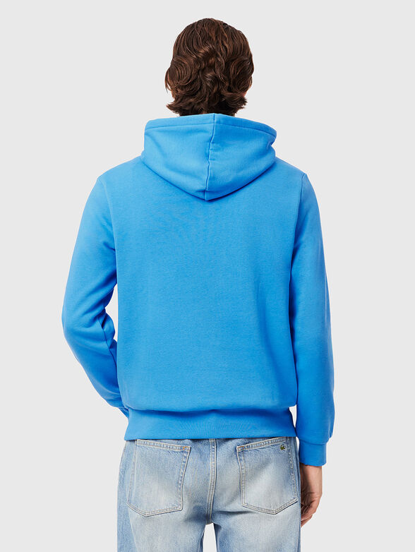 Hooded sweatshirt with logo accent - 3