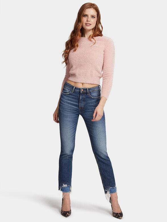 Jeans with distressed cuffs  - 4