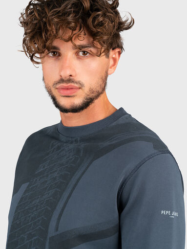 ALBERT printed cotton sweatshirt - 5