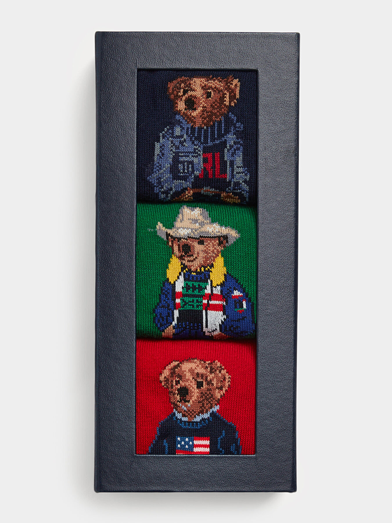 Set of three pairs of socks with Polo Bear brand POLO RALPH LAUREN Globalbrandsstore en