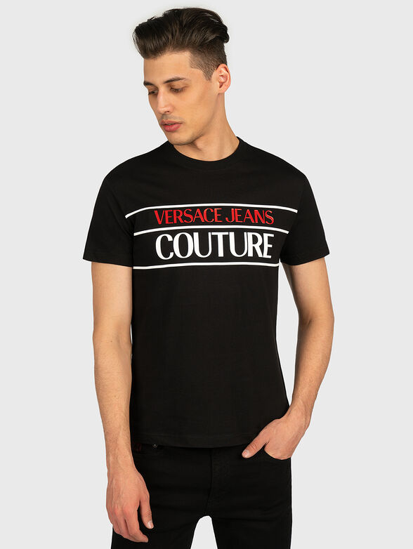 T-shirt with maxi logo - 1