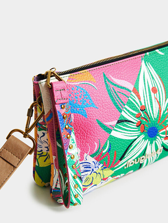 Tropical print clutch - 5