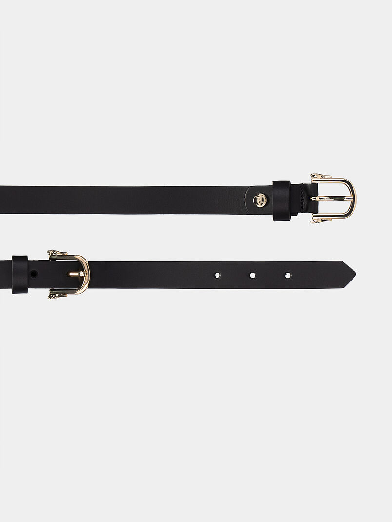 Black belt with double buckle - 3