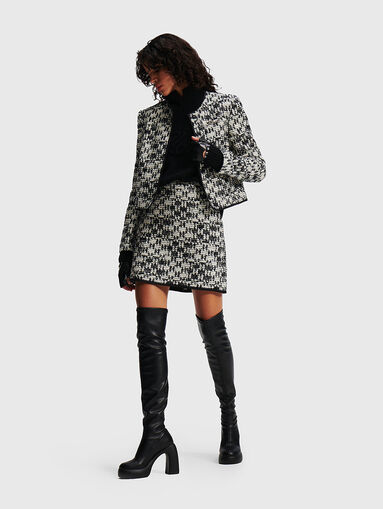 Boucle mini skirt - 5