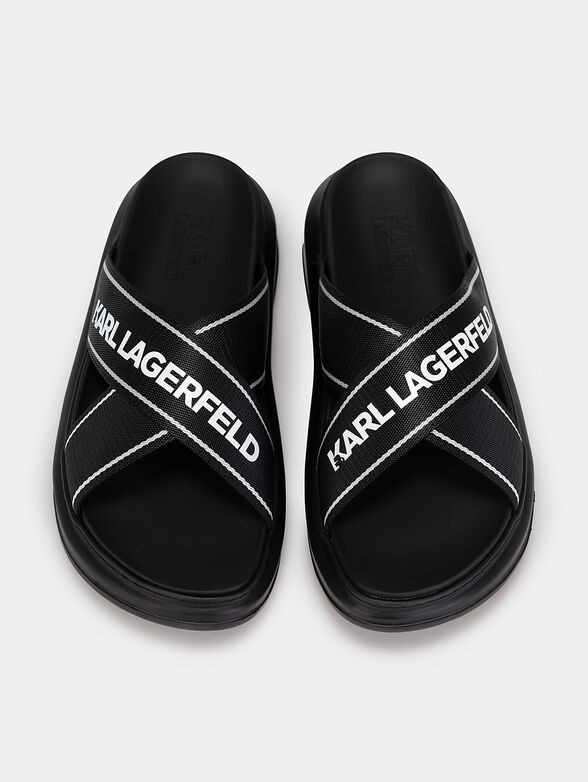 KAPRI MENS beach shoes with logo accent - 6